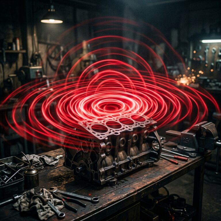 schiffsmotor vibriert visualisierung